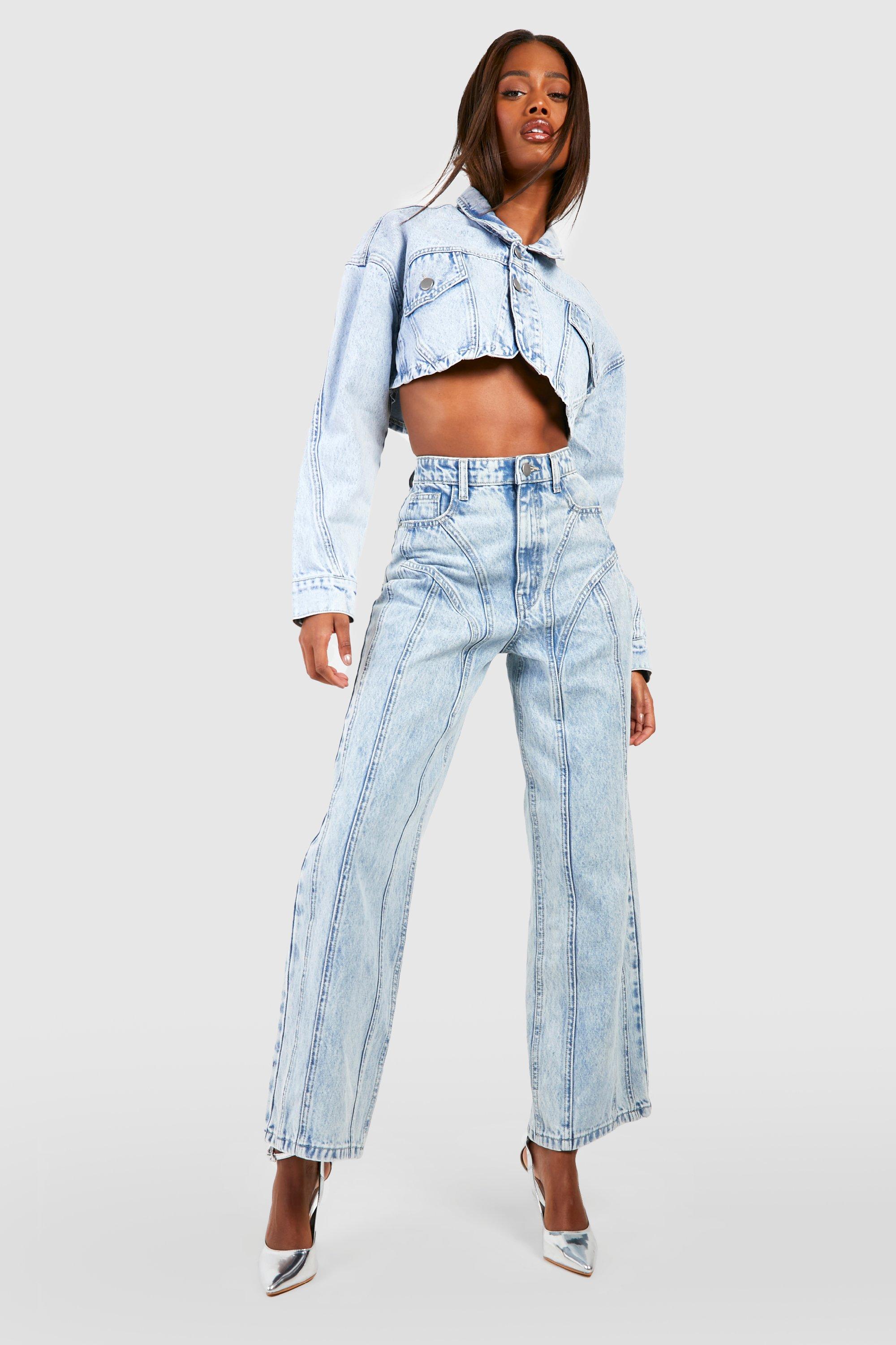 Boohoo denim shop jacket womens